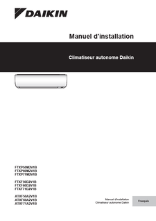 FTXP-M_FTXF-D_ATXF-A_Installation and operation manual_3PFR697800-1_French download